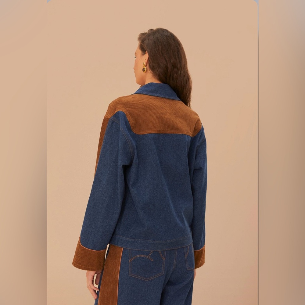 Farm Rio Western Denim Jacket - Picture 5 of 9